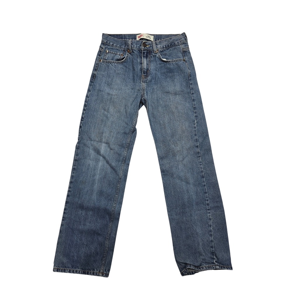 Levi's 550 Relaxed Fit Jeans Blue Denim Boy 16 Regular W28 L28 Streetwear Y2K
